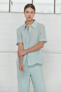 Ember Sheer Button Up Shirt