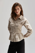 Bailey Corset Button Up Shirt