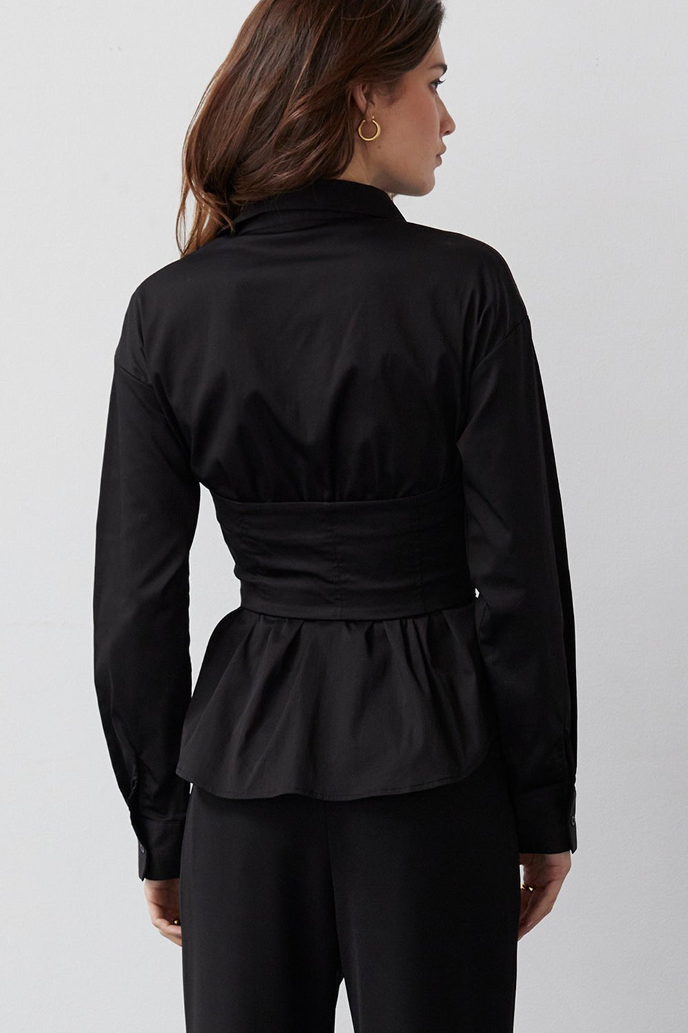 Bailey Corset Button Up Shirt