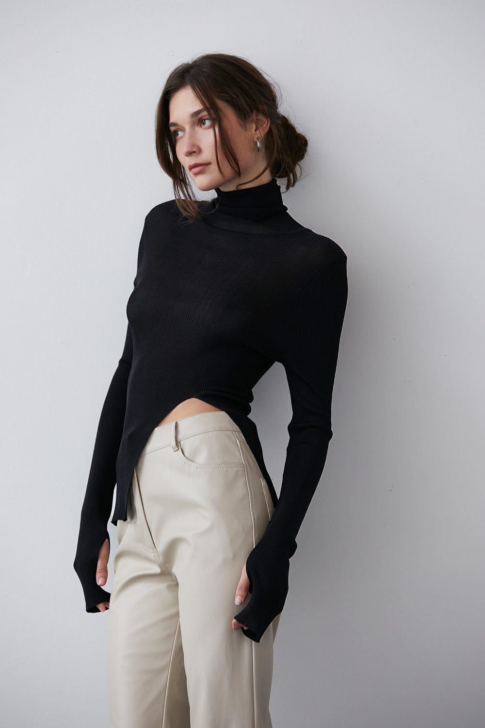 Olive Knit Top