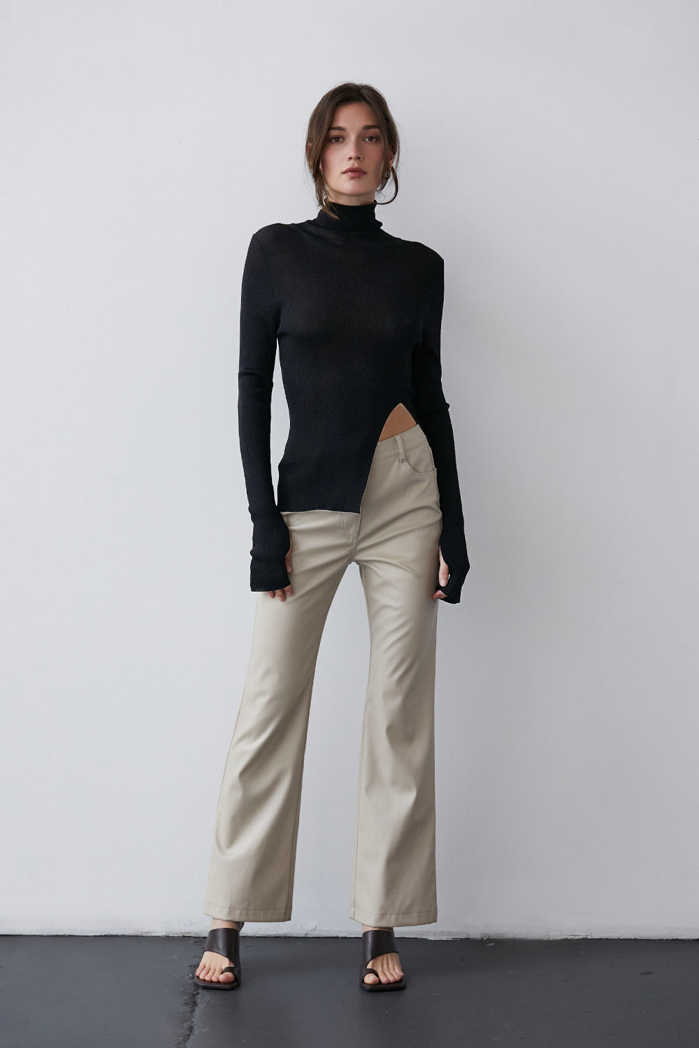 Olive Knit Top