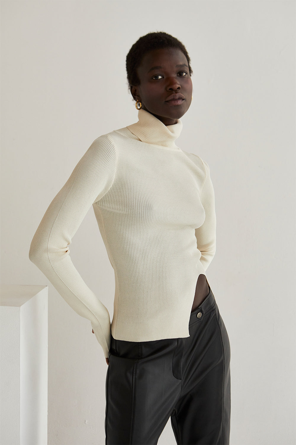 Olive Knit Top