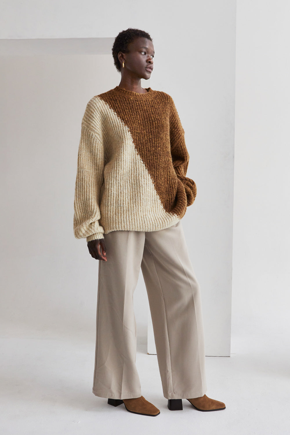 Reese Color Block Sweater