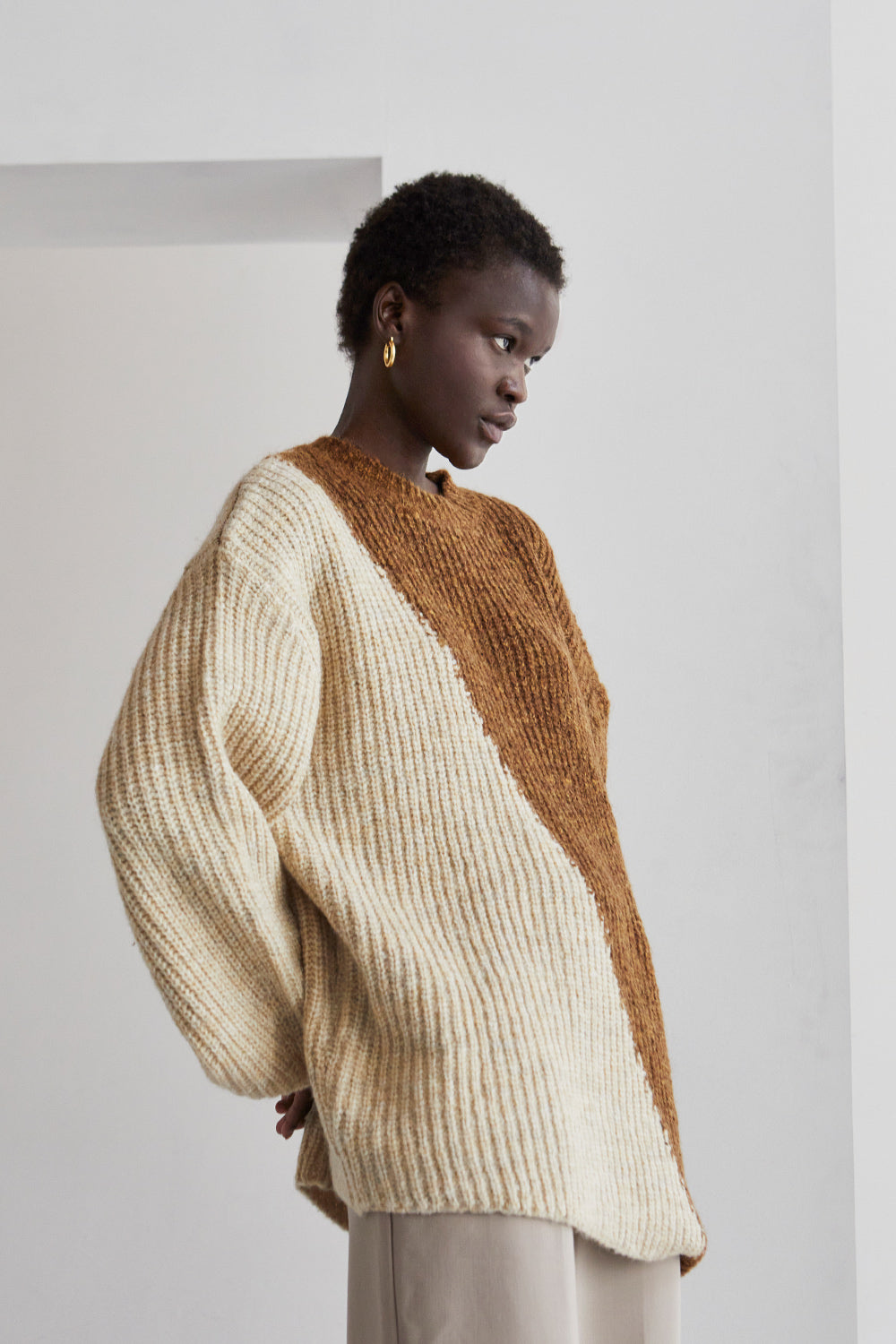 Reese Color Block Sweater