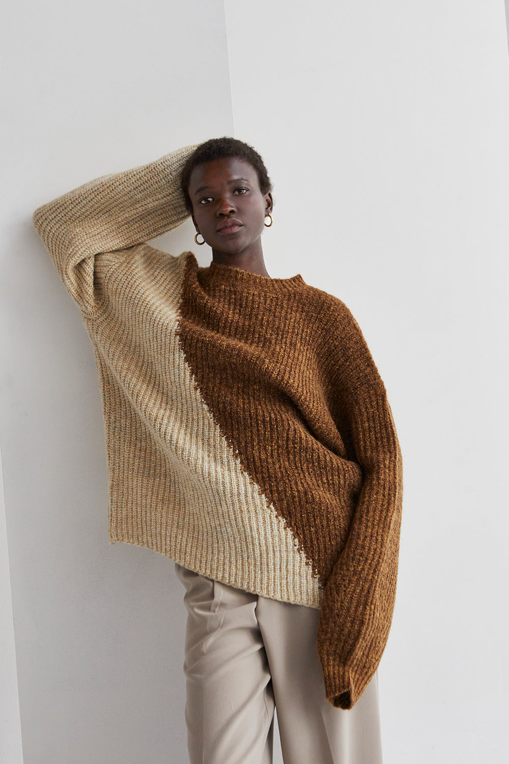Reese Color Block Sweater