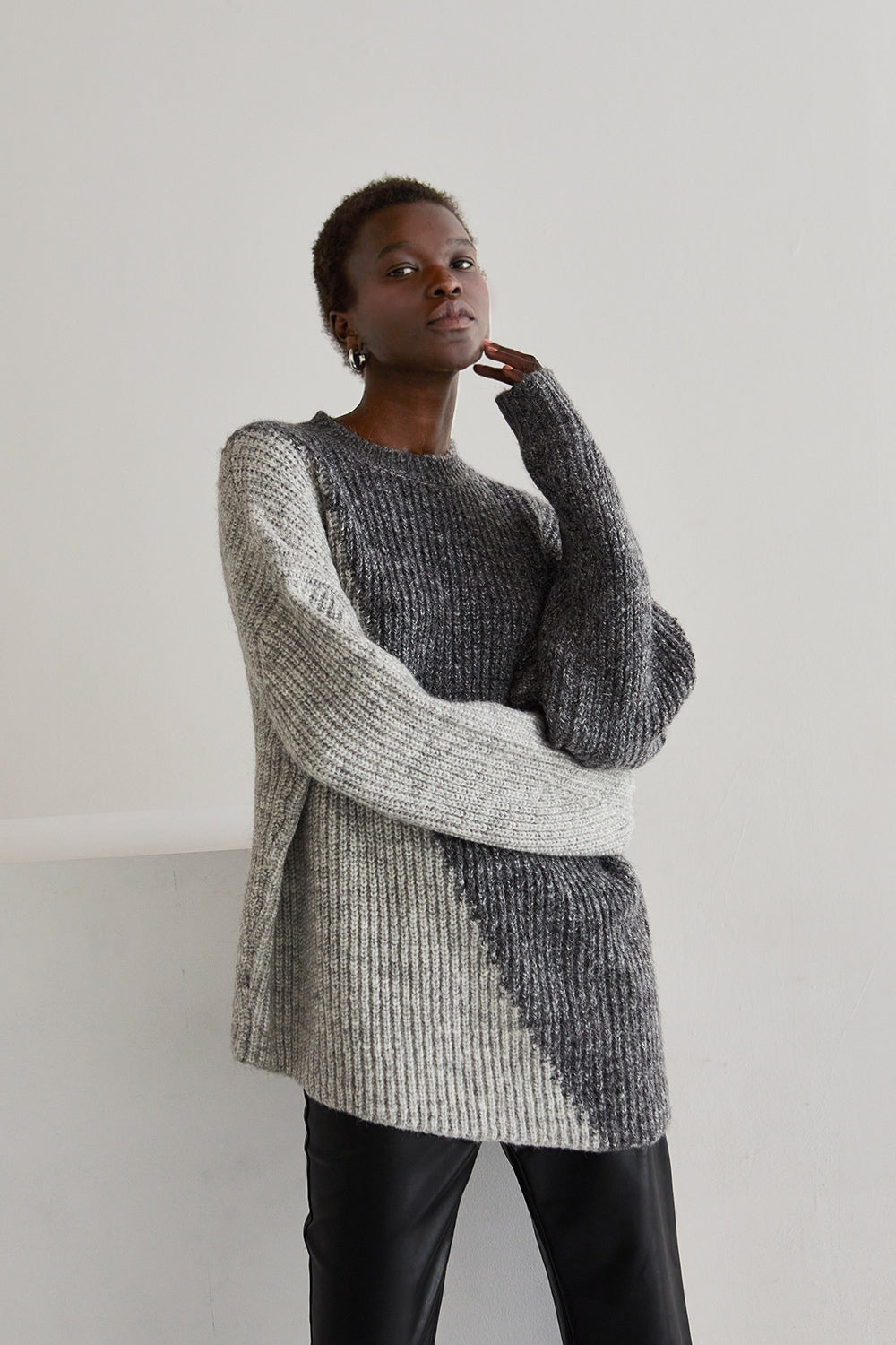 Reese Color Block Sweater