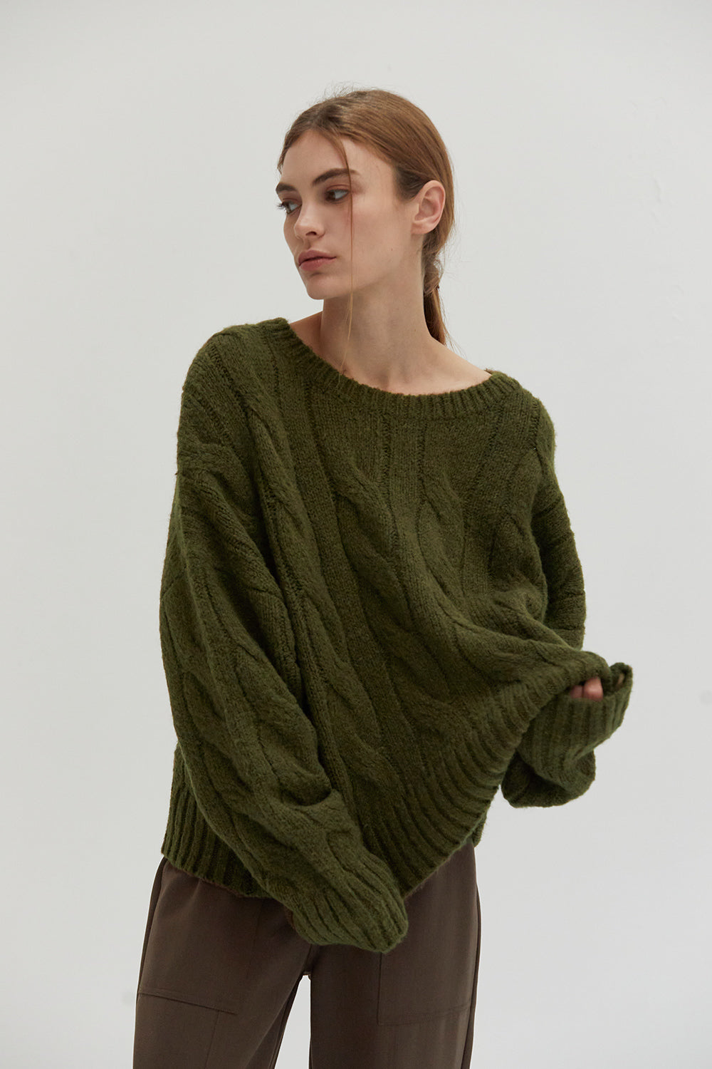 Carol Cable Knit Sweater
