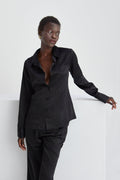 Maurice Satin Pinstripe Shirt