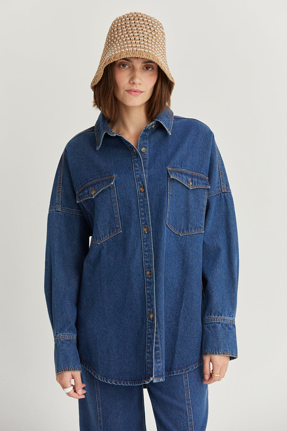 Gianna Denim Button Up Shirt