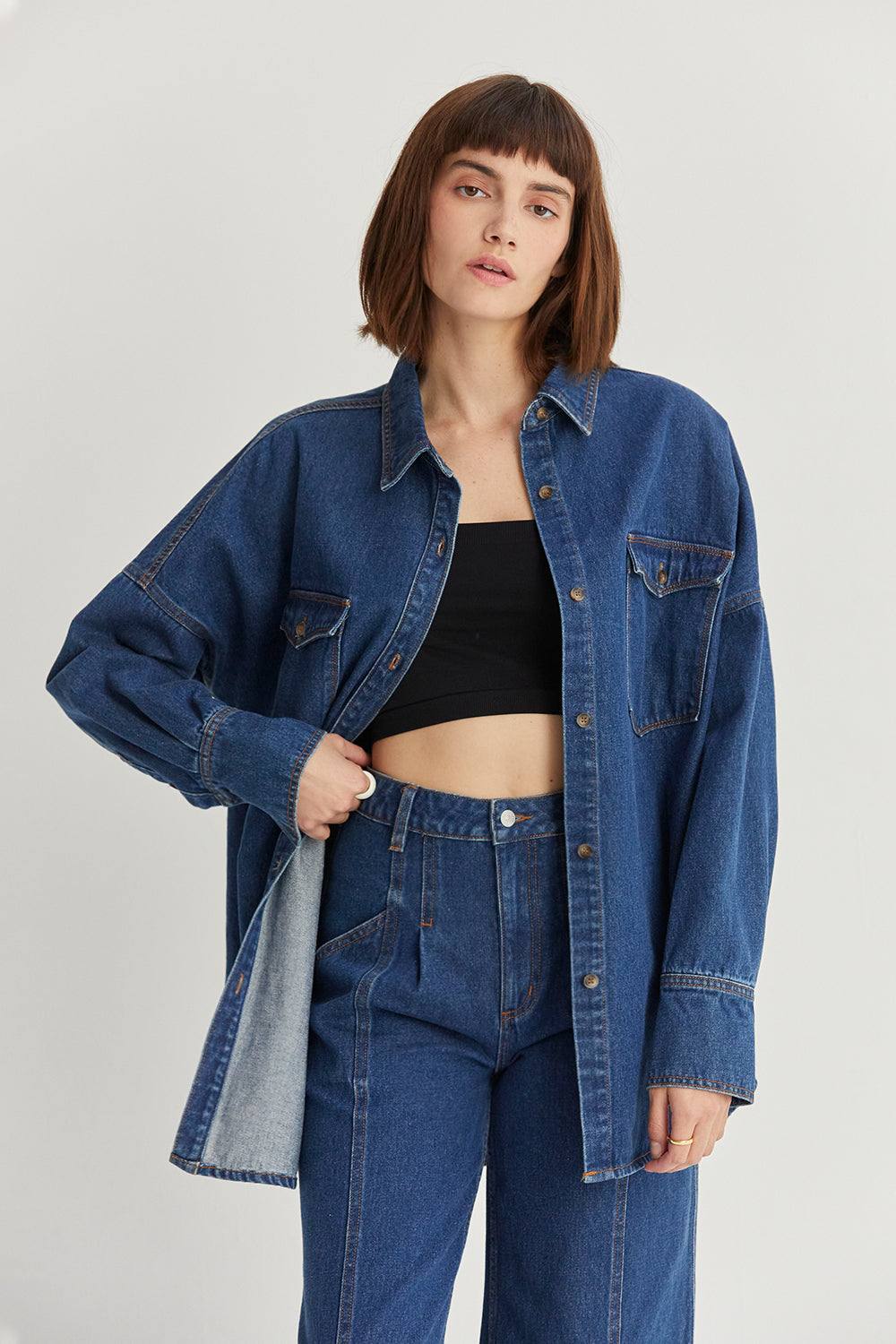 Gianna Denim Button Up Shirt