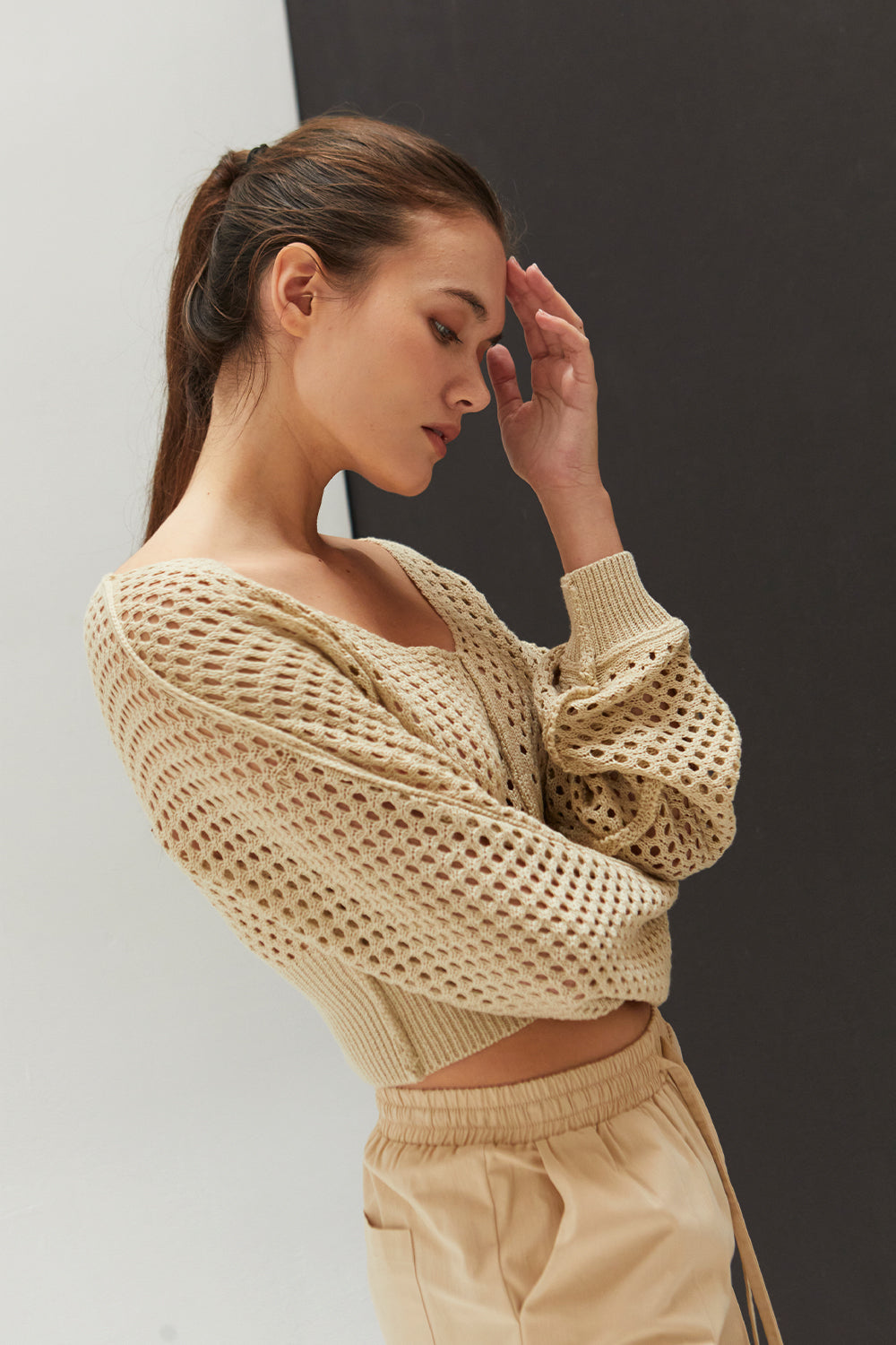 Meghan Netted Top
