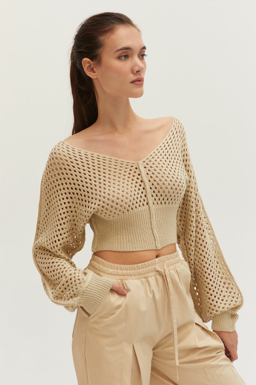 Meghan Netted Top