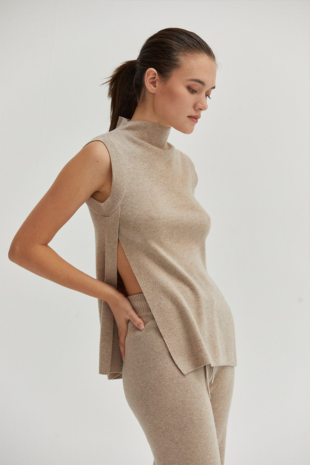 Molly Mock Neck Tank Top