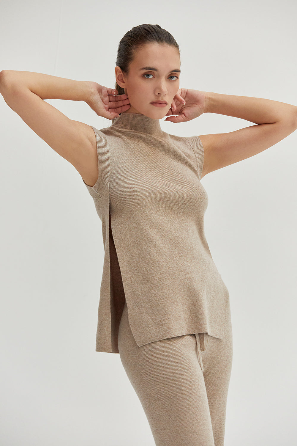 Molly Mock Neck Tank Top
