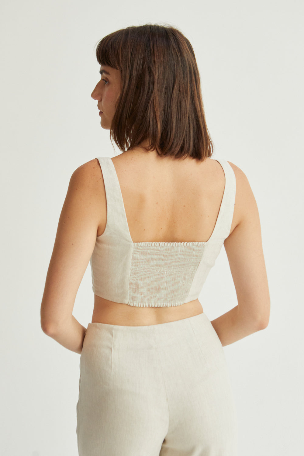 Jazz Linen Vest Top