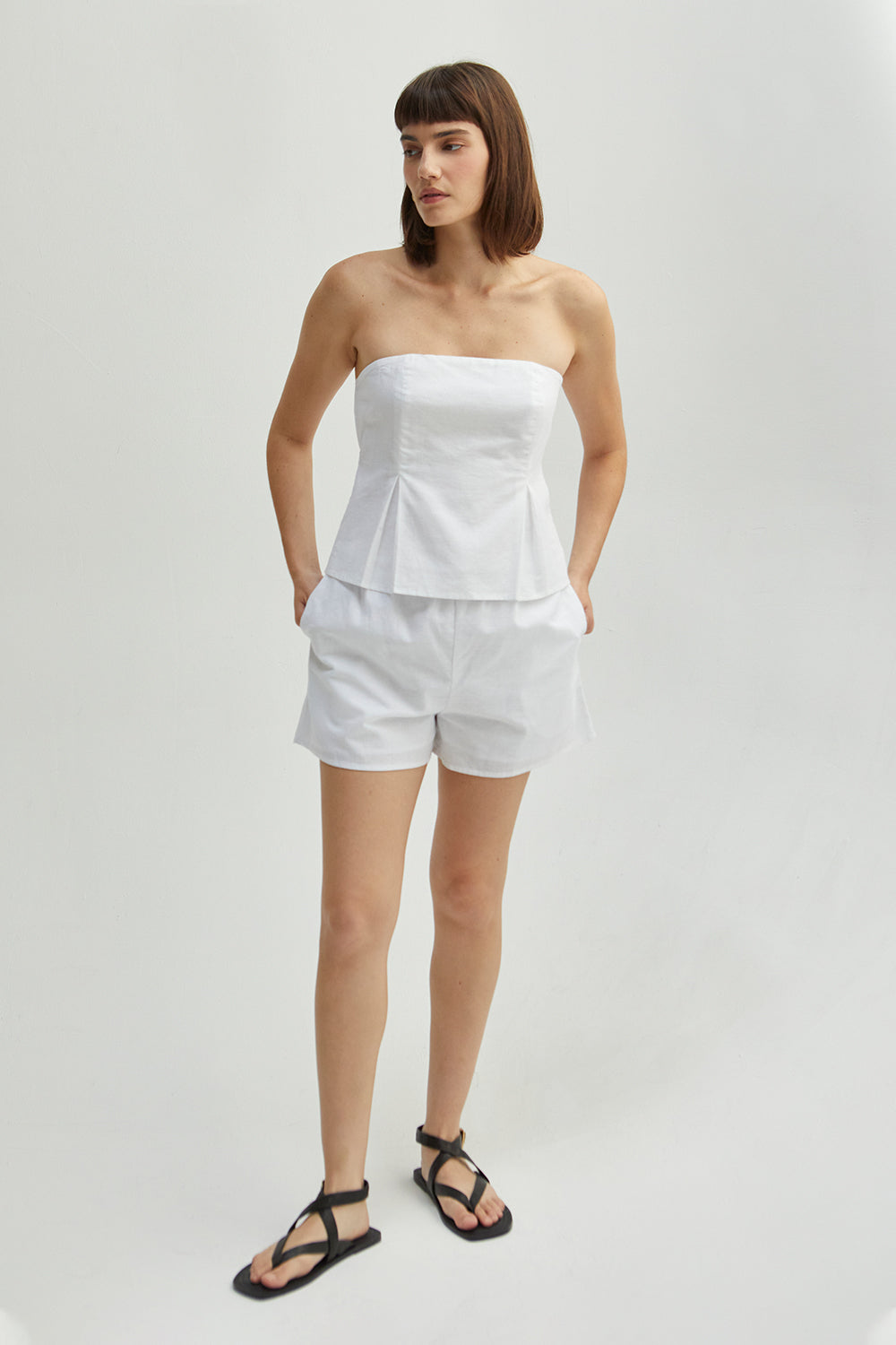 Courtney Linen Tube Top