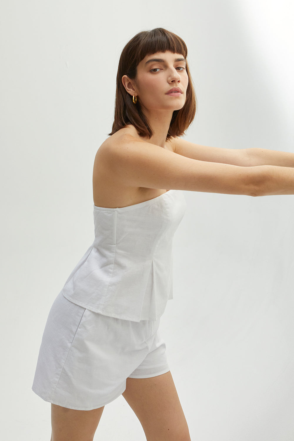 Courtney Linen Tube Top
