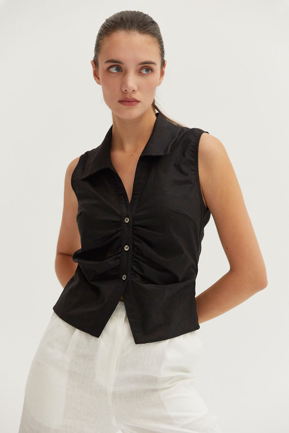 Rae Linen Top
