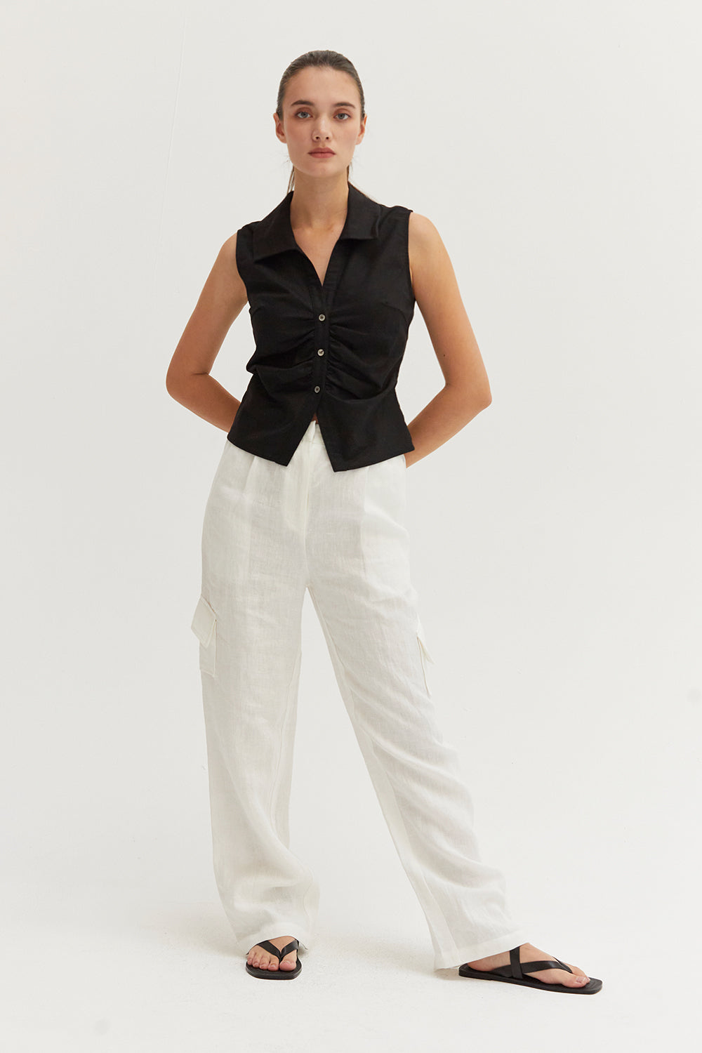 Rae Linen Top