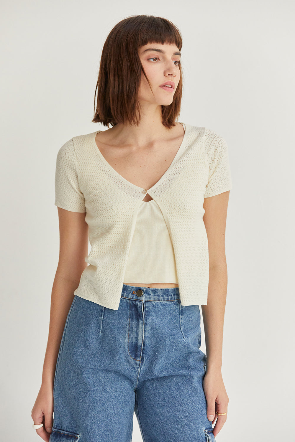 Sia Twofer Knit Top