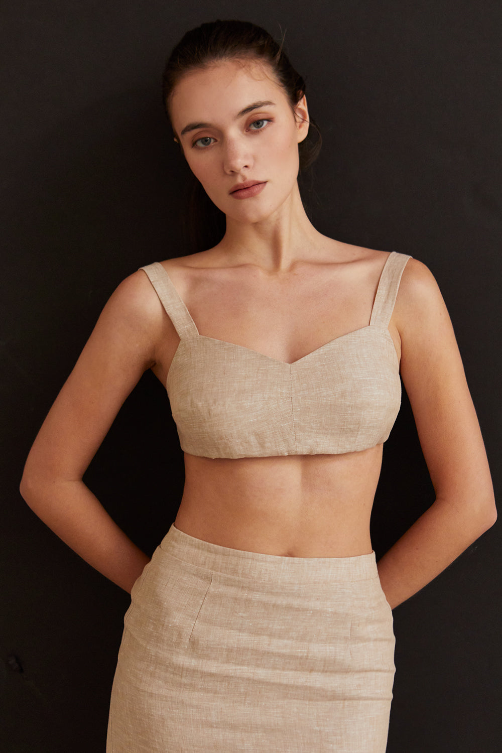Kendall Linen Bralette