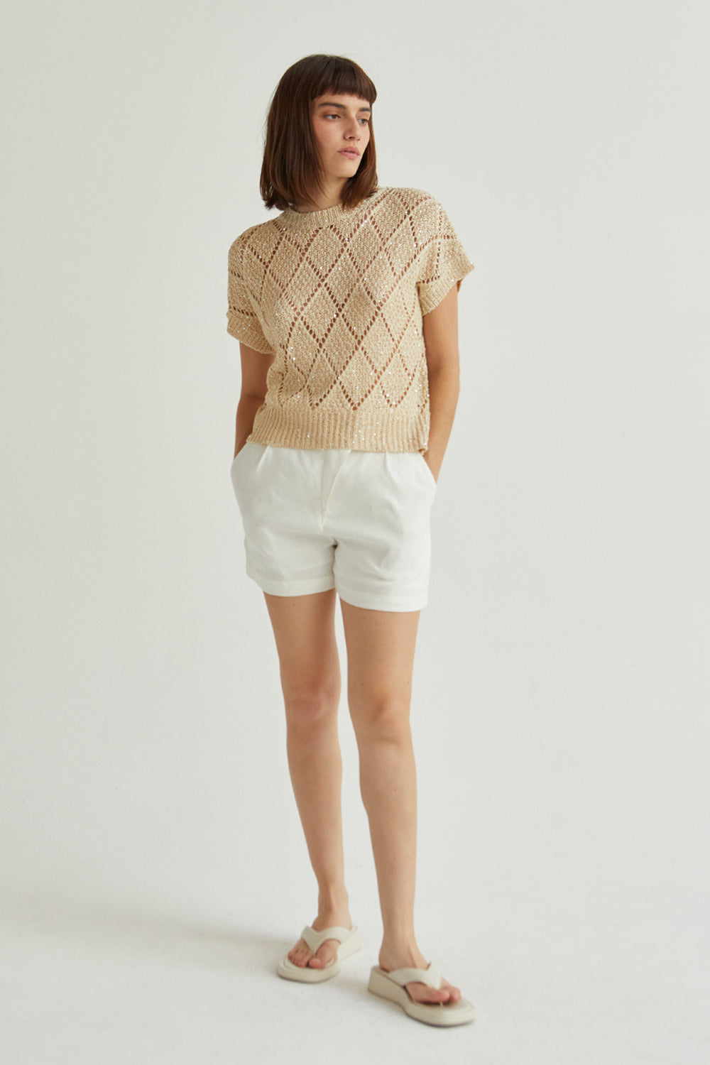 Remy Netted Knit Top
