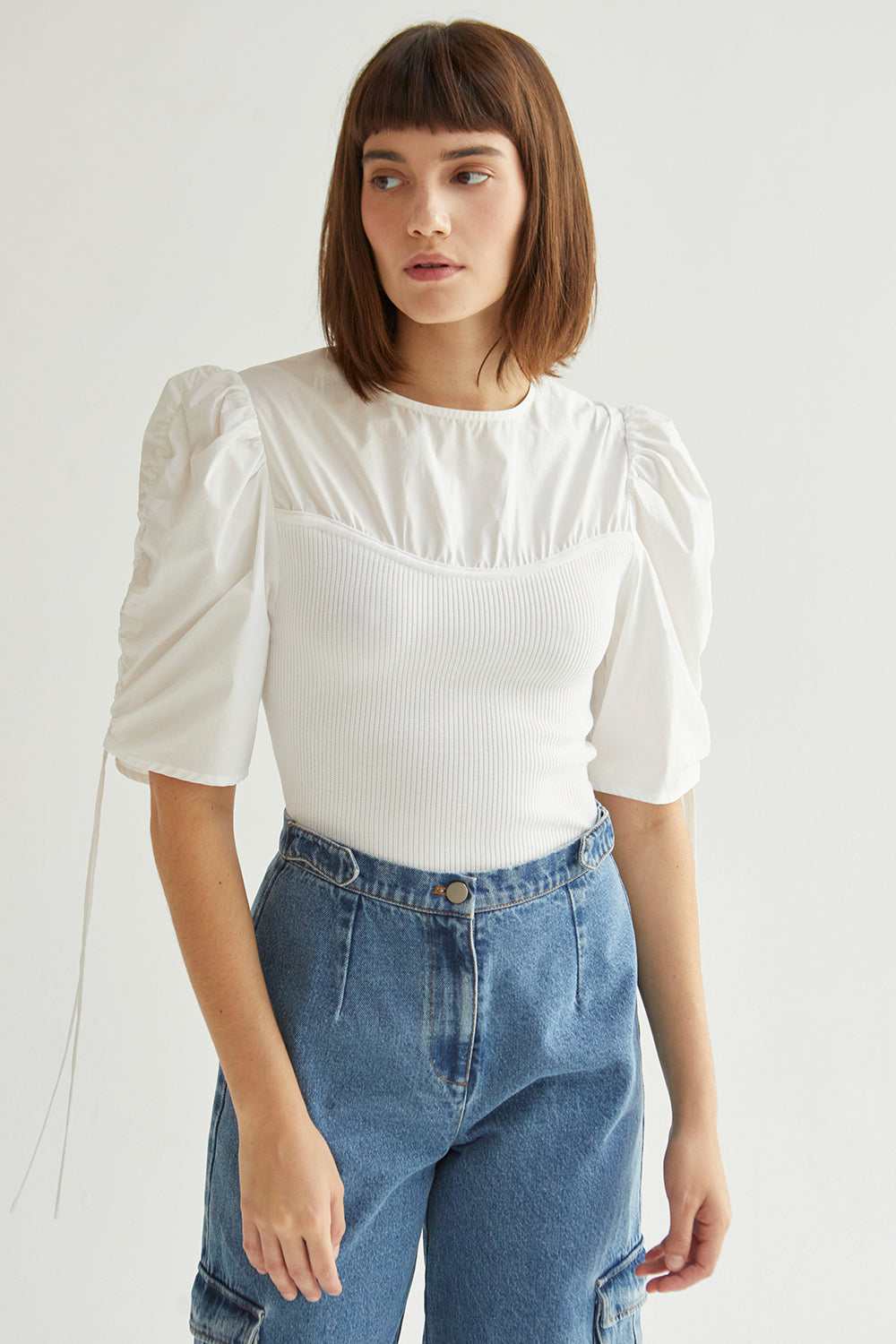 Rubi Mixed Media Top