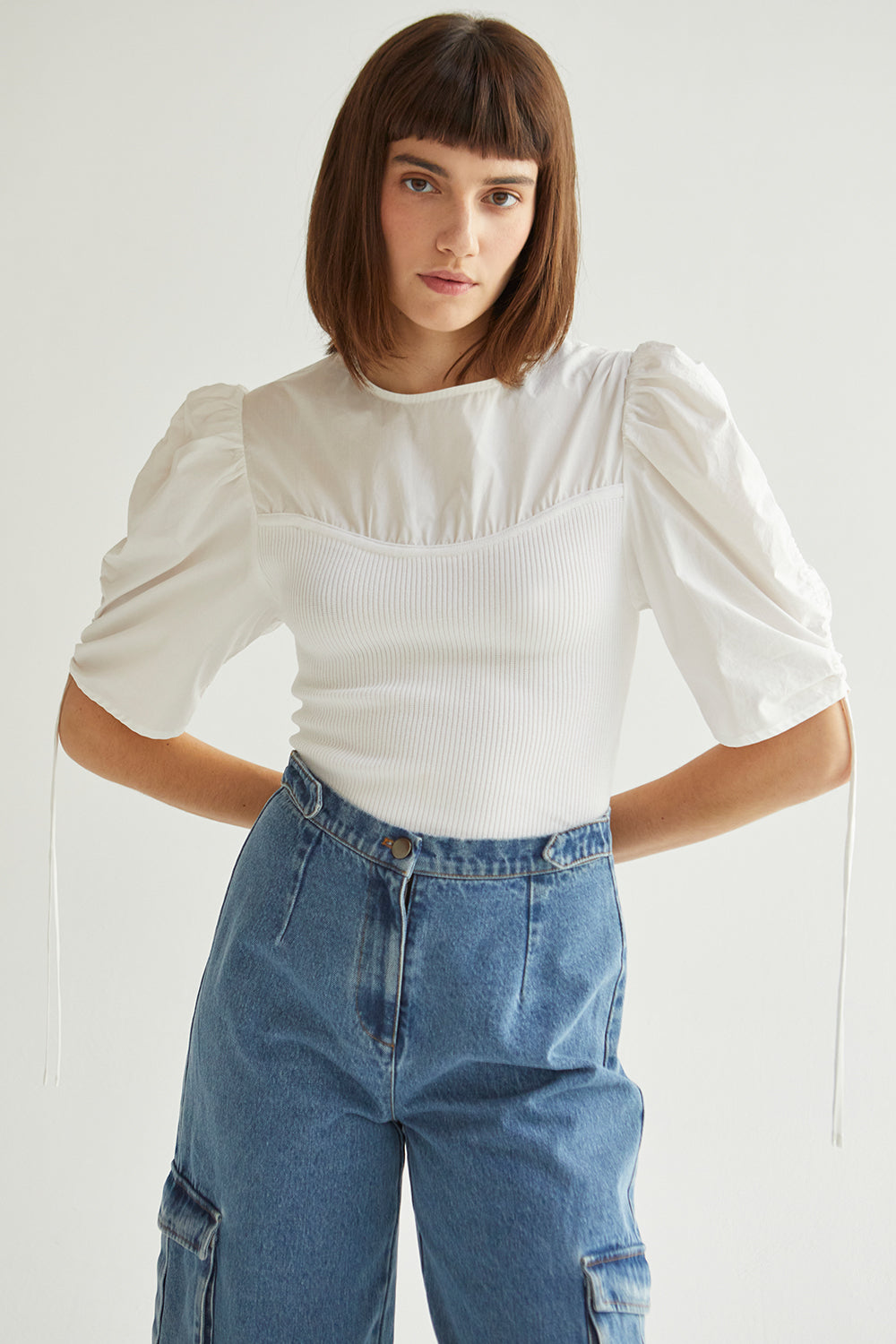 Rubi Mixed Media Top