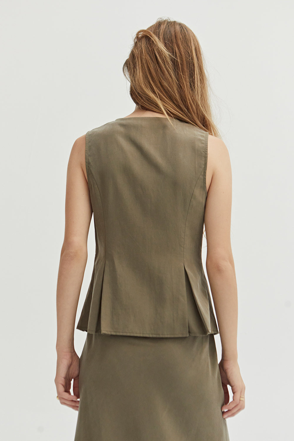 Cami Pleated Vest