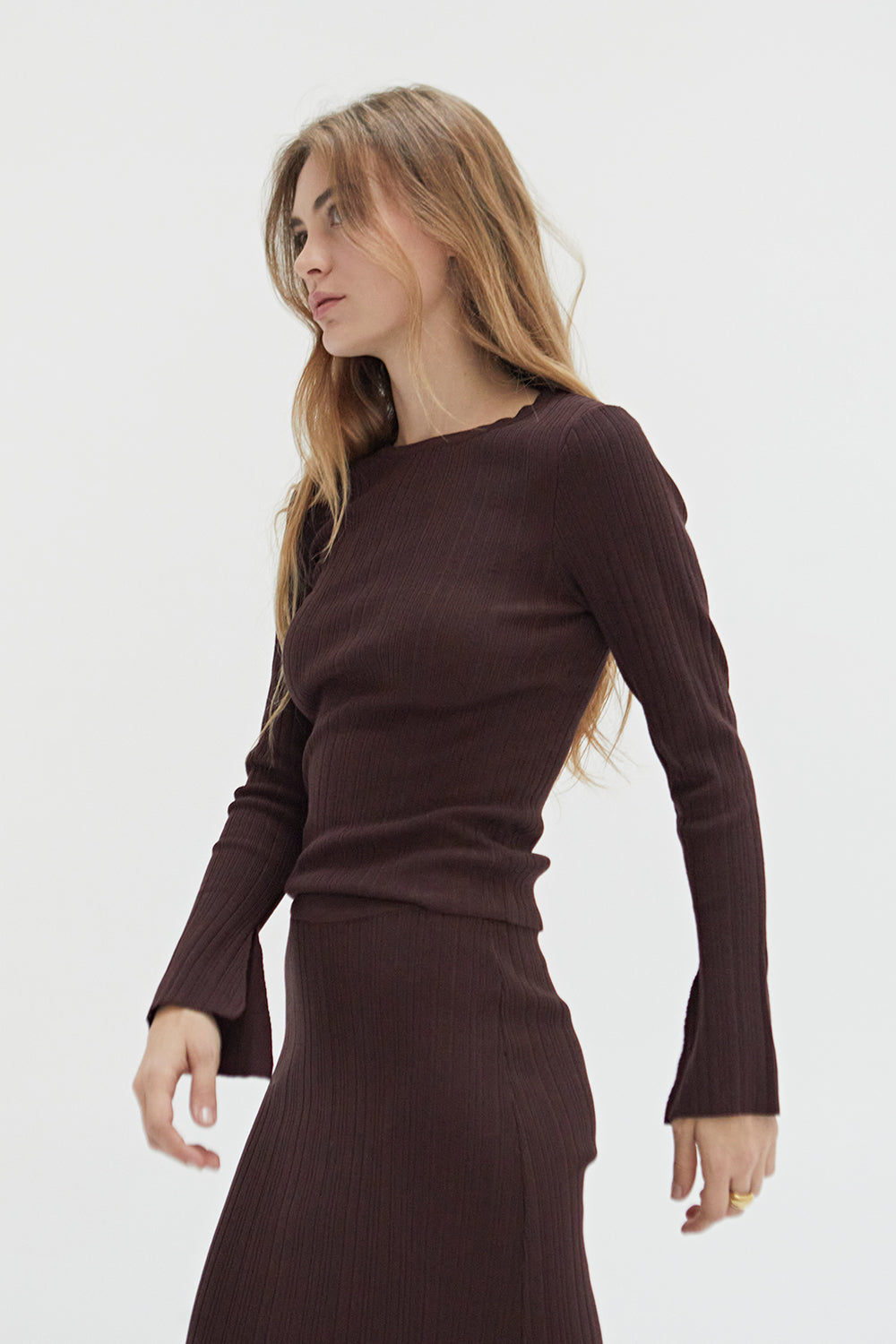 Drea Ribbed Knit Top