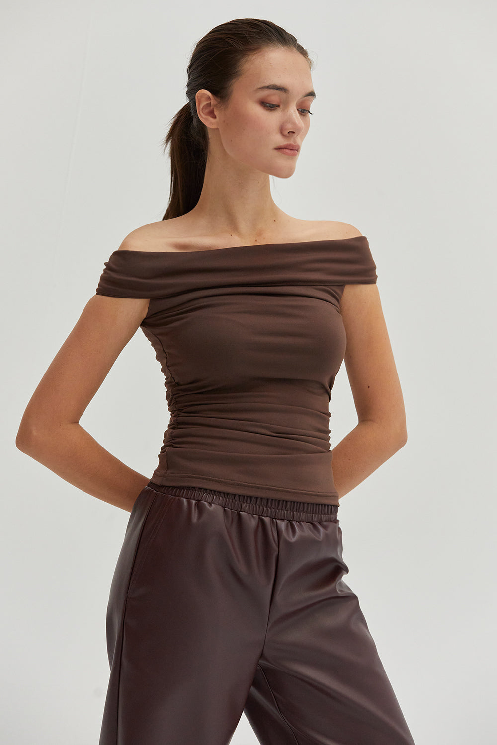Nora Off Shoulder Knit Top