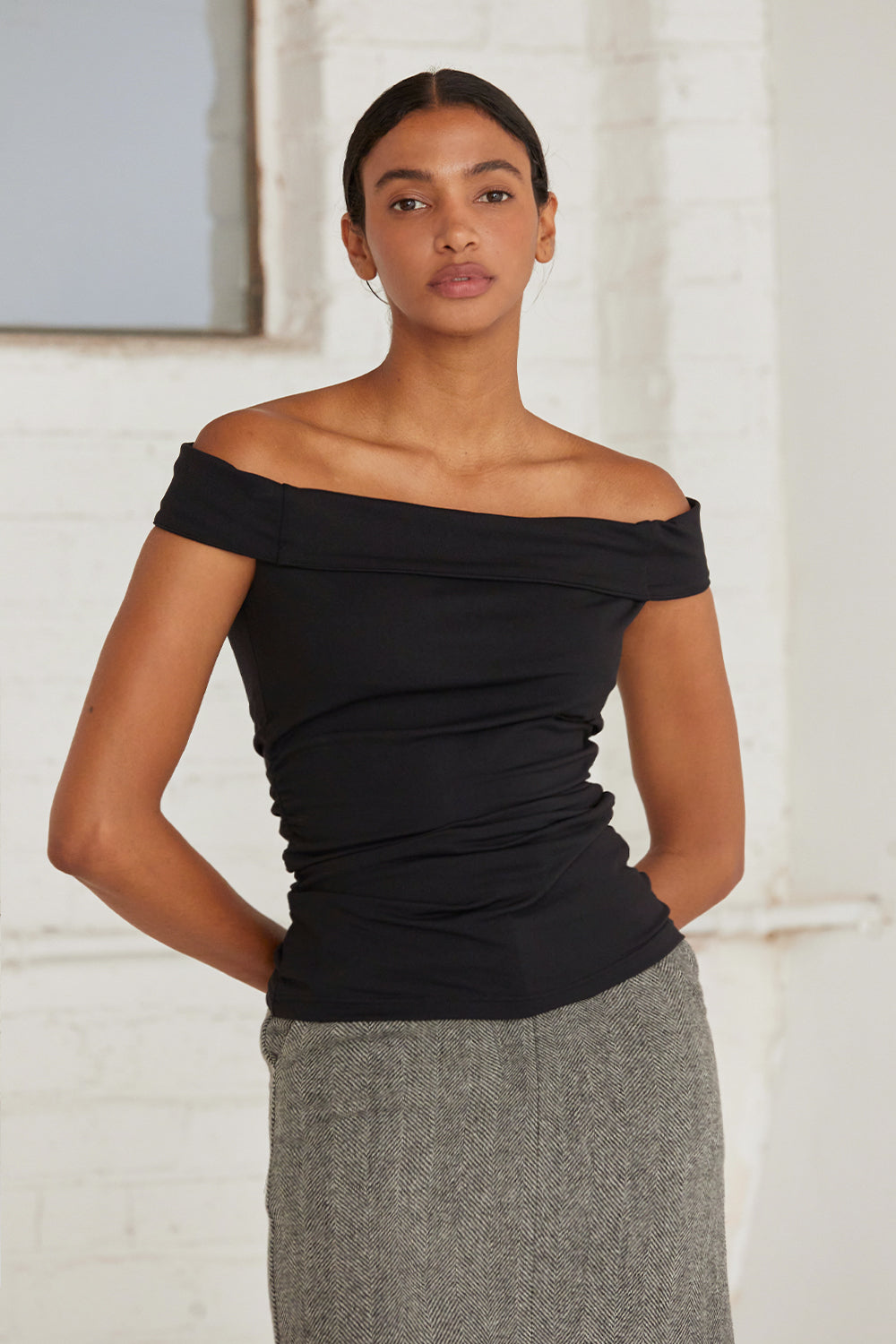 Nora Off Shoulder Knit Top