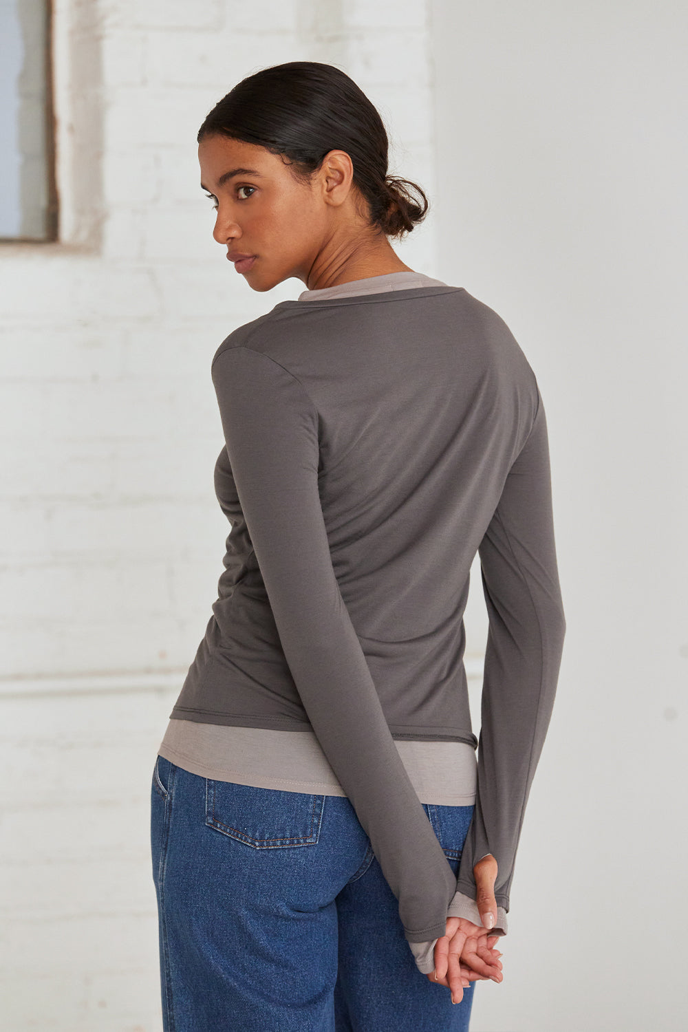 Octavia Two in One Long Sleeve Top
