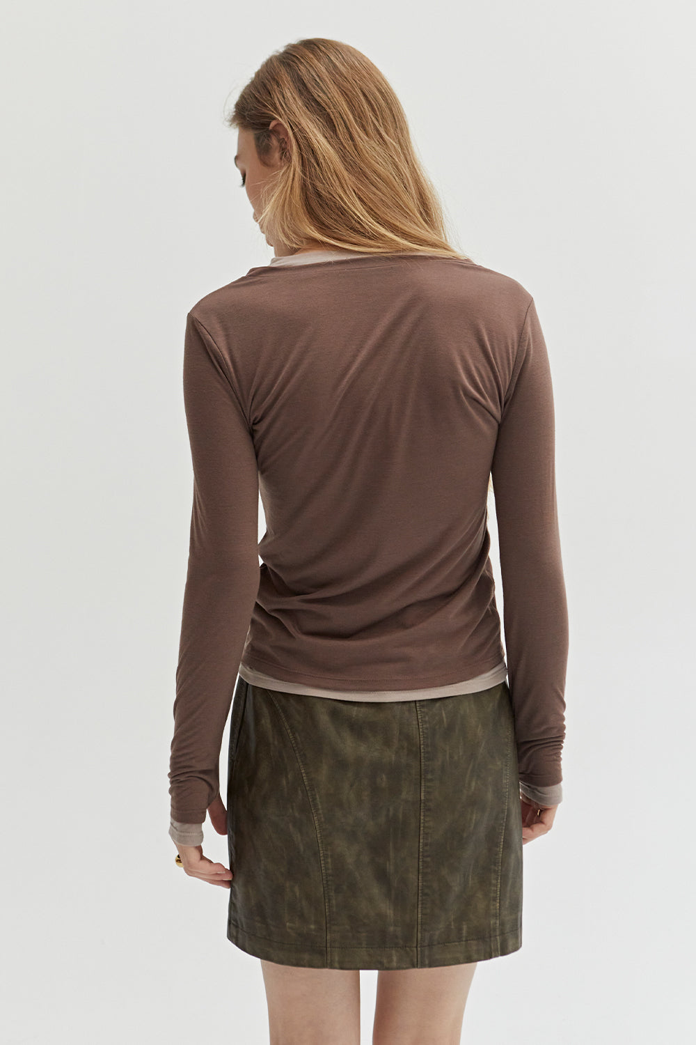Octavia Two in One Long Sleeve Top