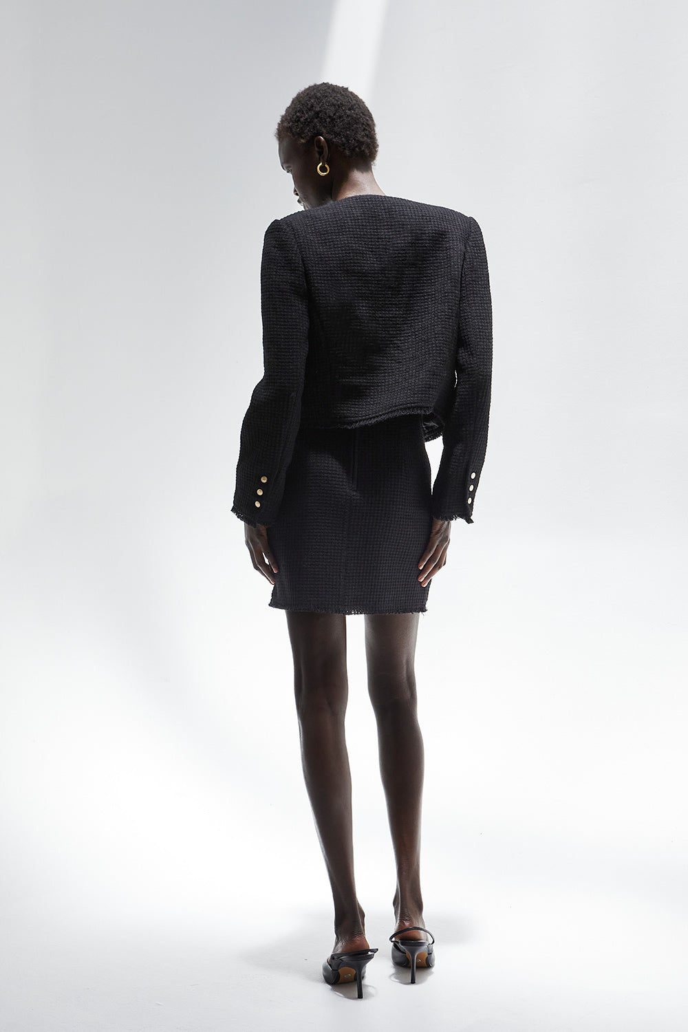 Perry Tweed Jacket Two-Piece Set