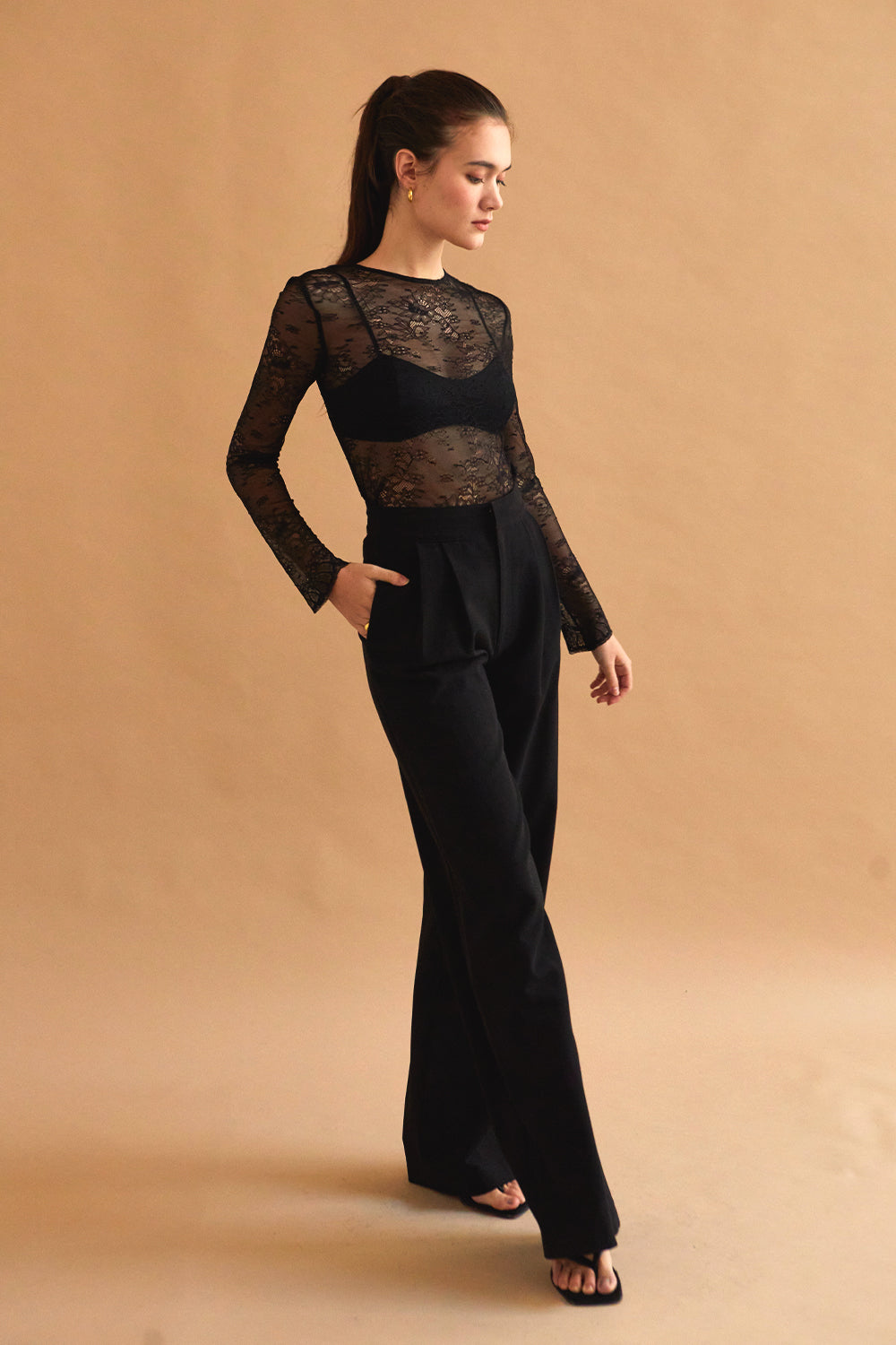 Lexy Lace Top Set