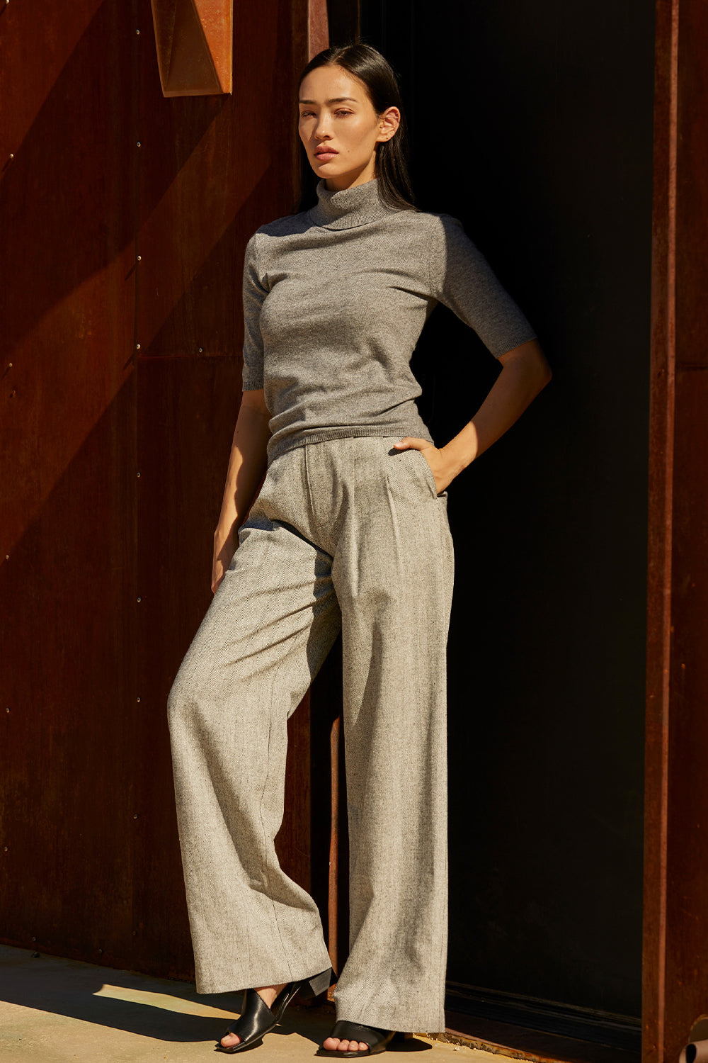 Elena Turtleneck Sweater Top