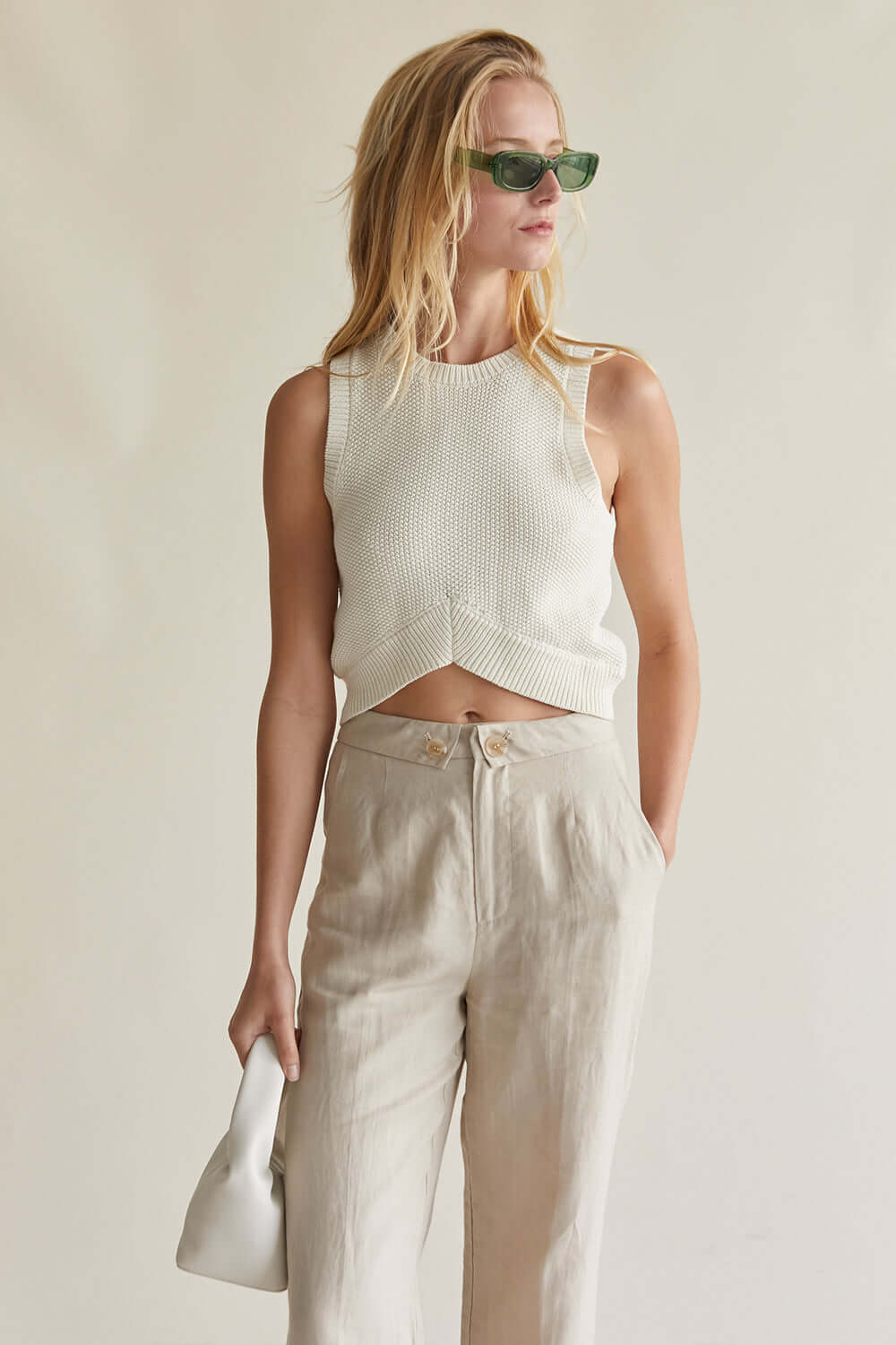 Nyla Cotton Crop Tank