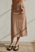 Alice Cotton Midi Skirt