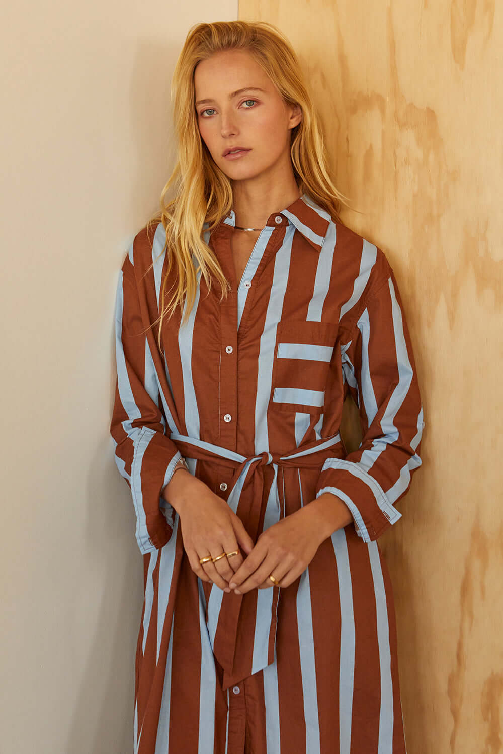 Monica Long Shirt Dress
