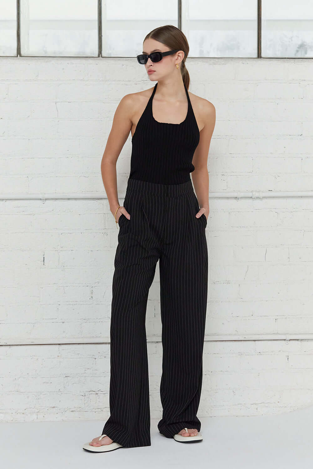 Elena Halter Knit Top