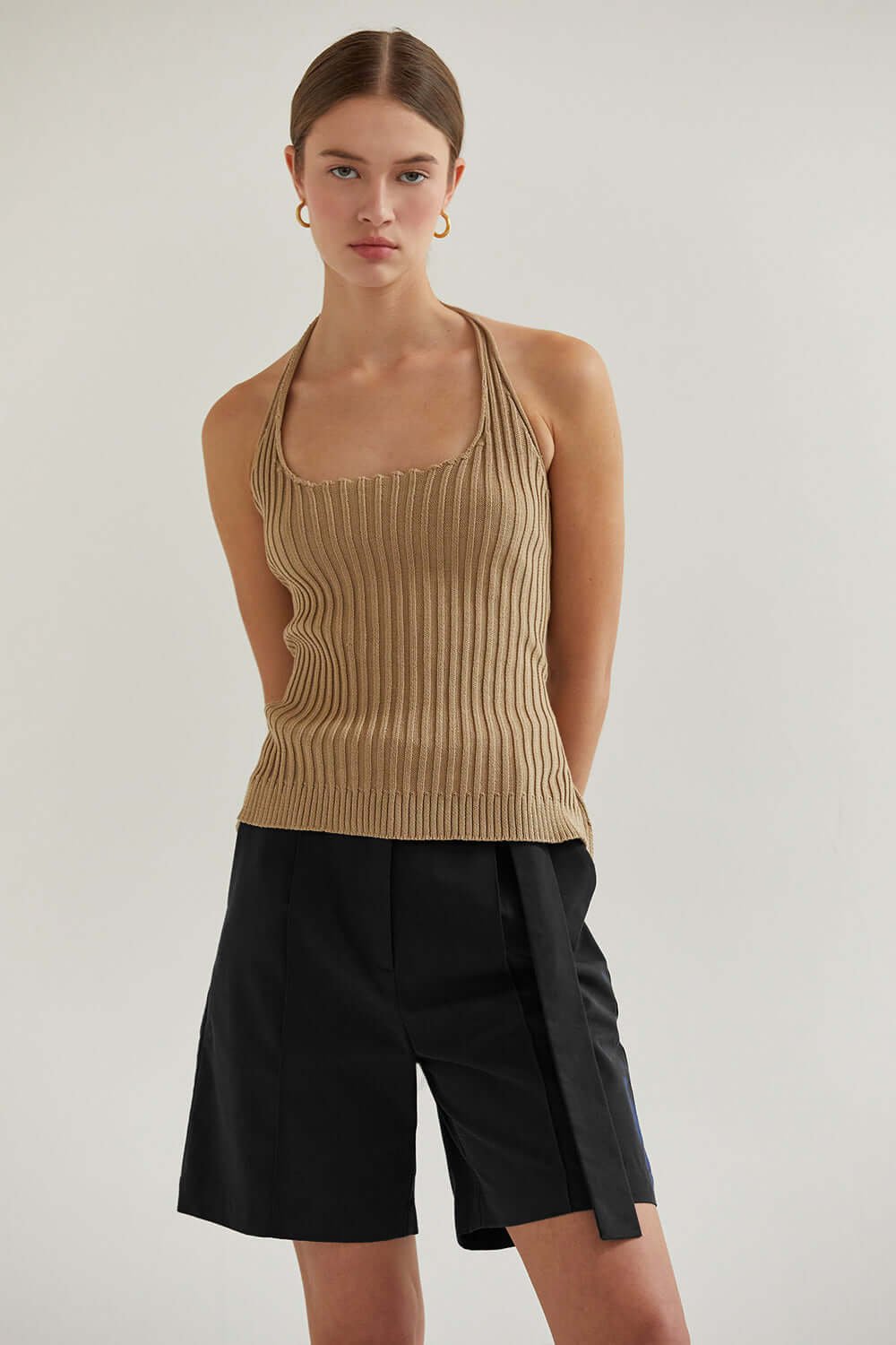 Elena Halter Knit Top